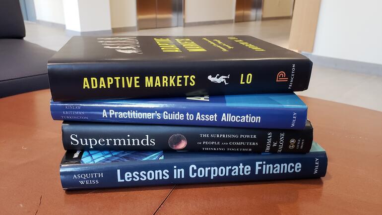 Stack of Finance Books