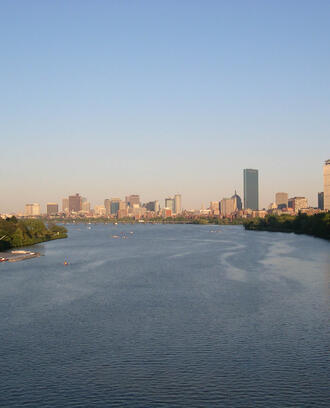 A photo of the Charles River