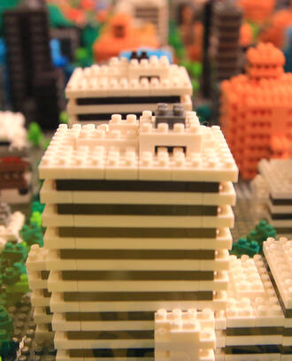 A city made of legos