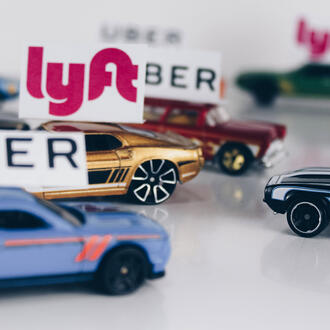 Uber Lyft cars