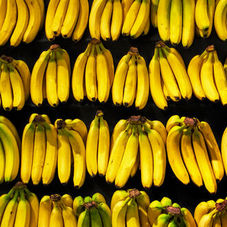 A pattern of bananas