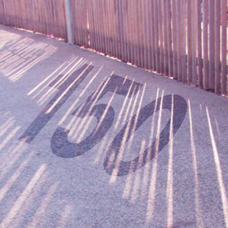 The number "150" appears in a fence's shadow