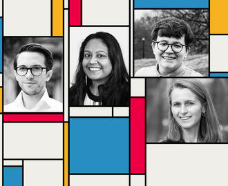 2023 MIT Sloan new faculty: Benjamin Vatter, Swati Gupta, Charikleia (Chara) Podimata, and Catherine Wolfram