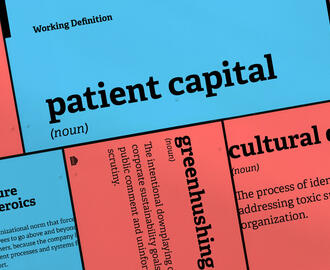 2023 Working Definitions including "patient capital," "cultural detox," "greenhushing," and "culture of heroics."
