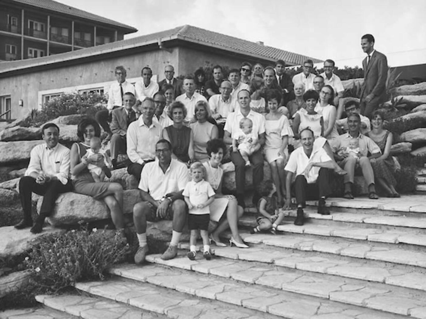 MIT Sloan Fellows and families in Africa, July 1966 (Photo Credit: MIT Museum)
