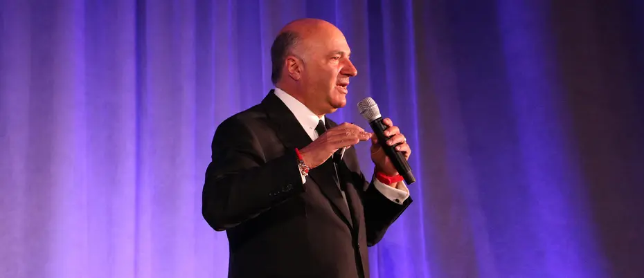 Kevin O'Leary speaking at conference