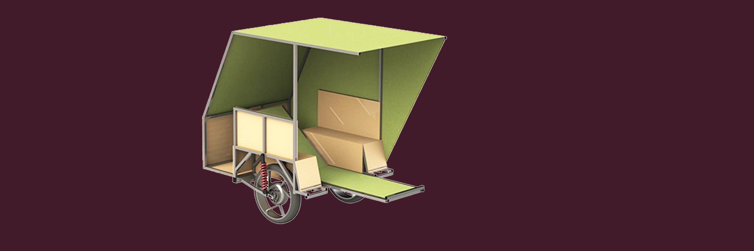 Render of Okoa ambulance