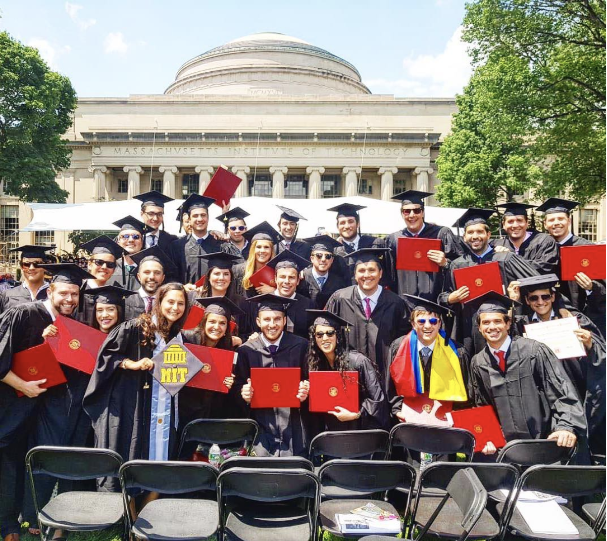 MIT Sloan Instagram feed - students at graduation