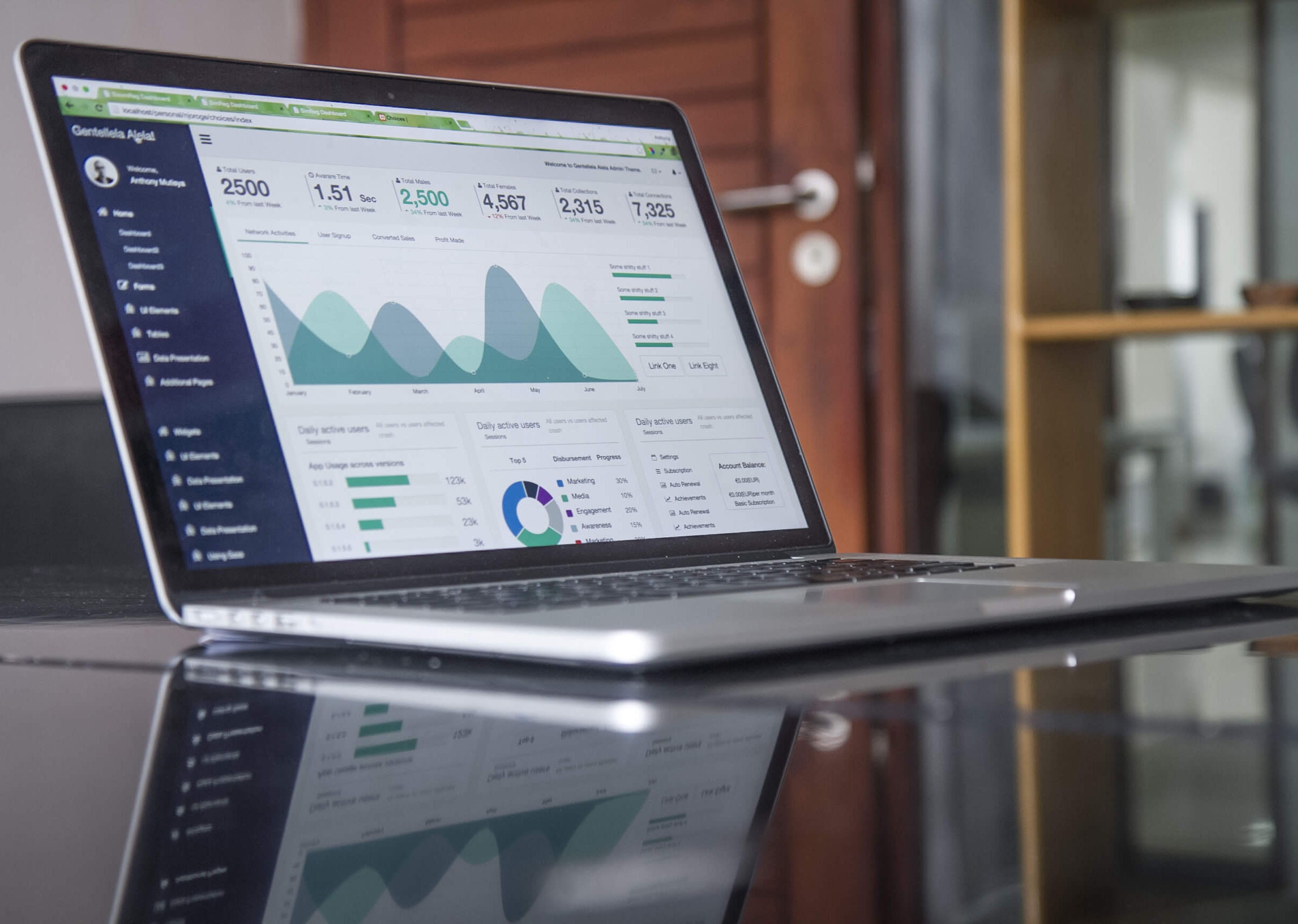 Laptop with data