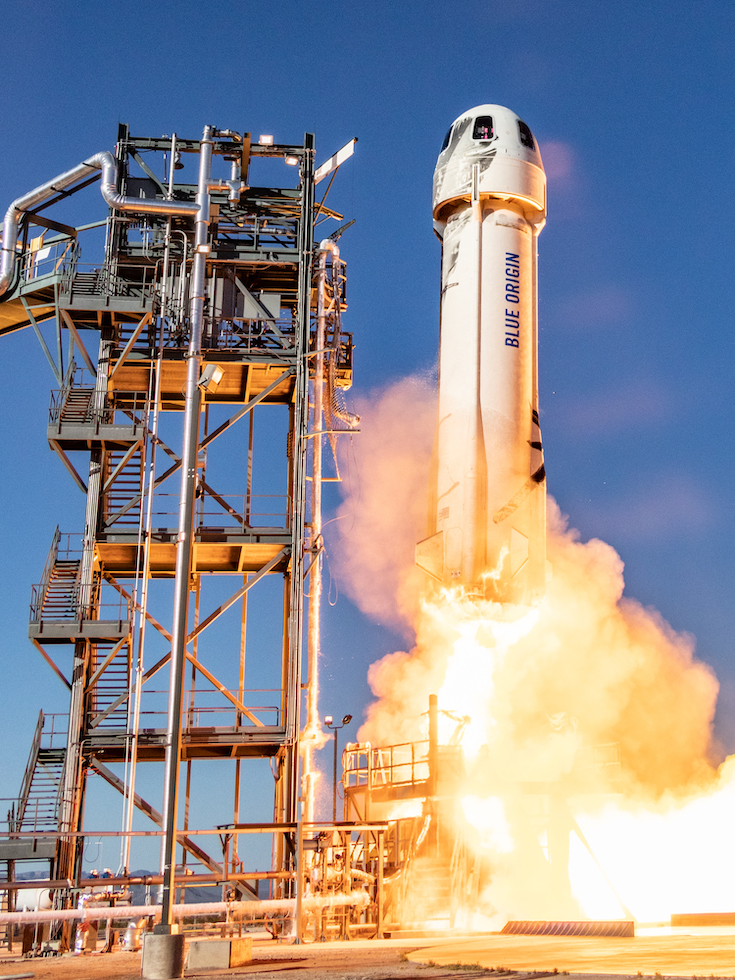 Blue Origin New Shepard rocket launch