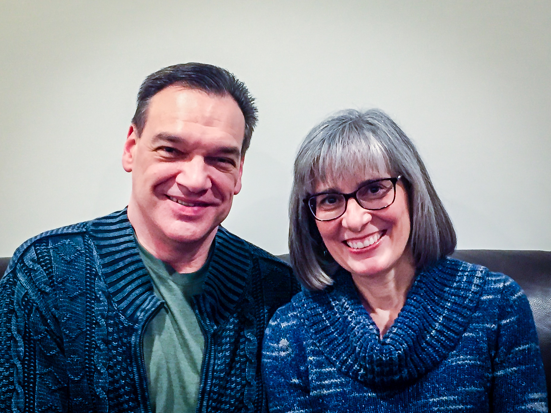 Nick and Pam Pudar from shoulders up