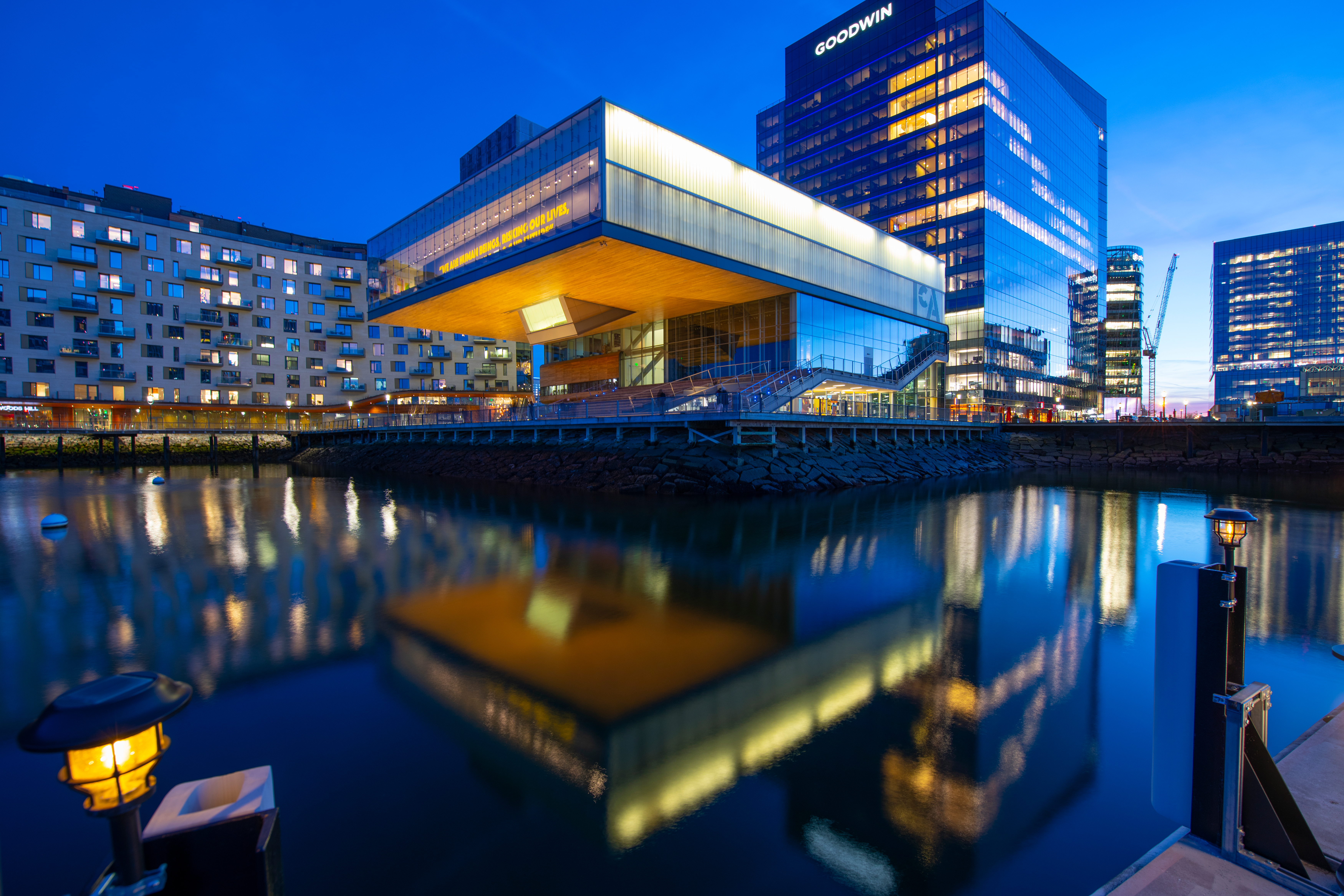 Building and reflection of building