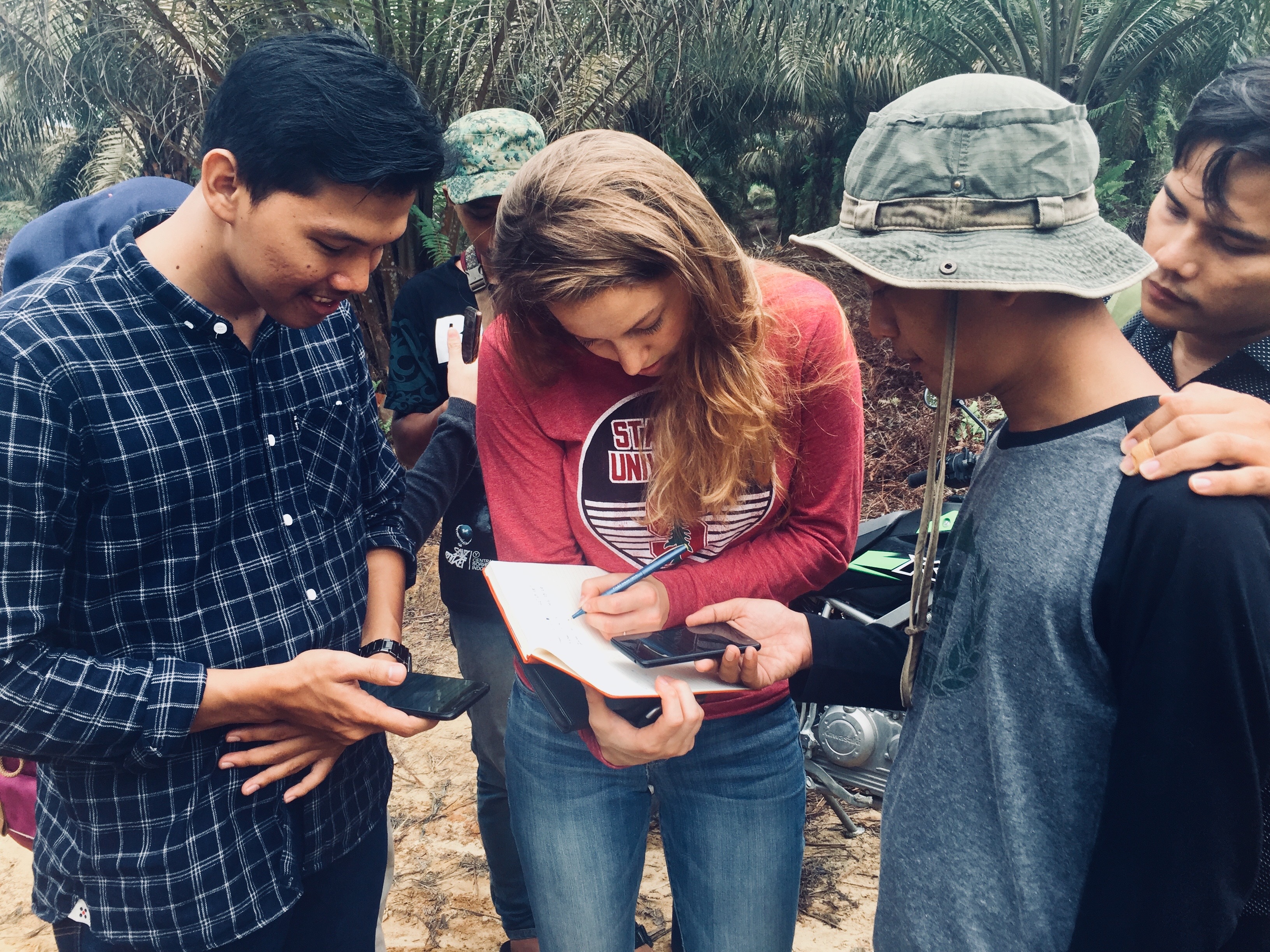 Professor Joann de Zegher in the field.