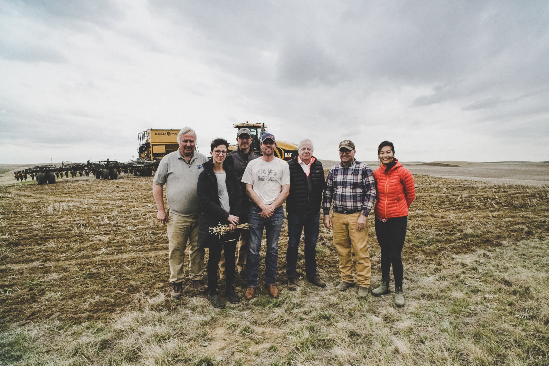 2019 S-Lab students visiting Bay State Milling farm