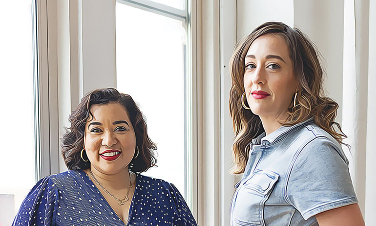 Portrait of Noramay Cadena and Shayna Harris