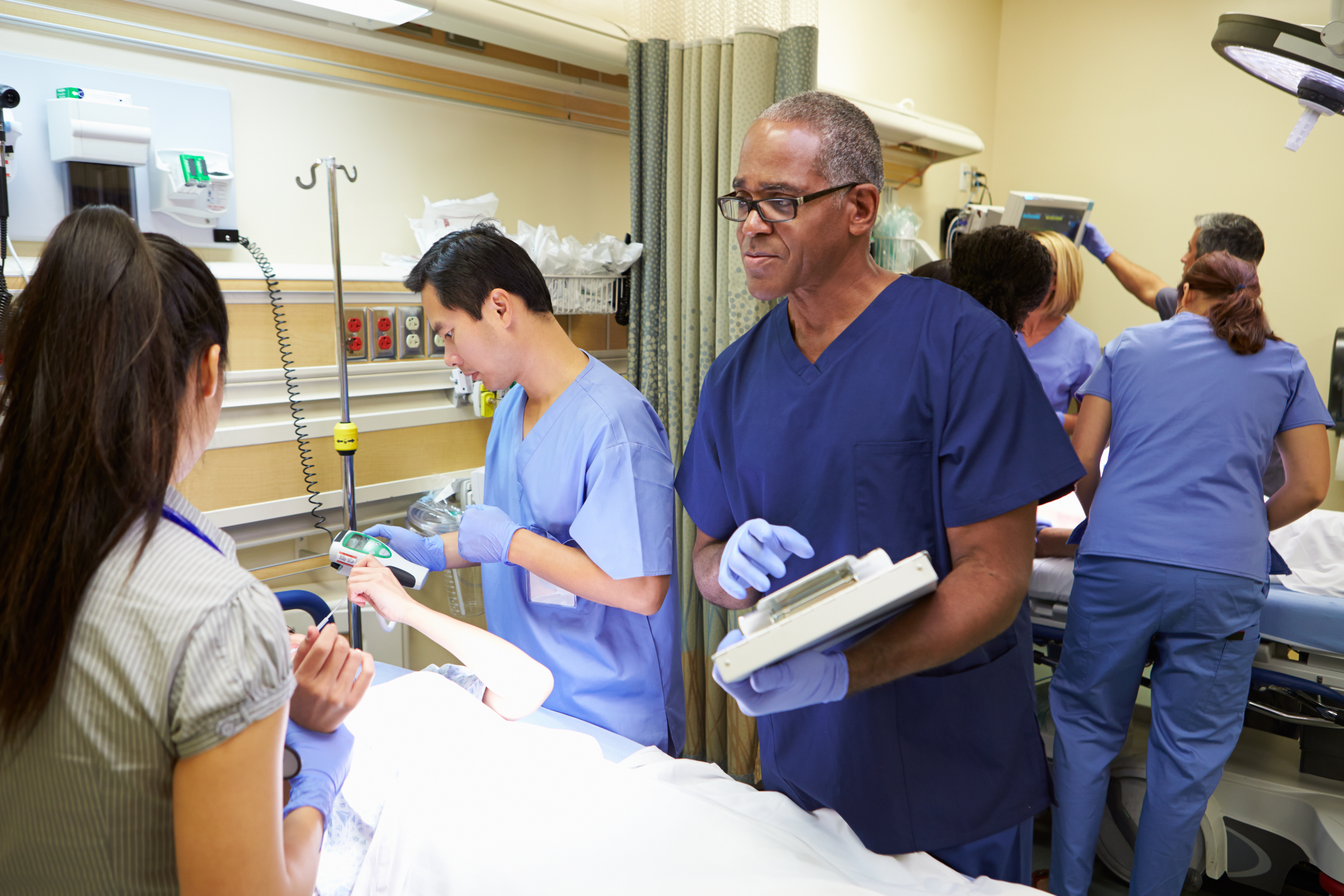Busy Emergency Department