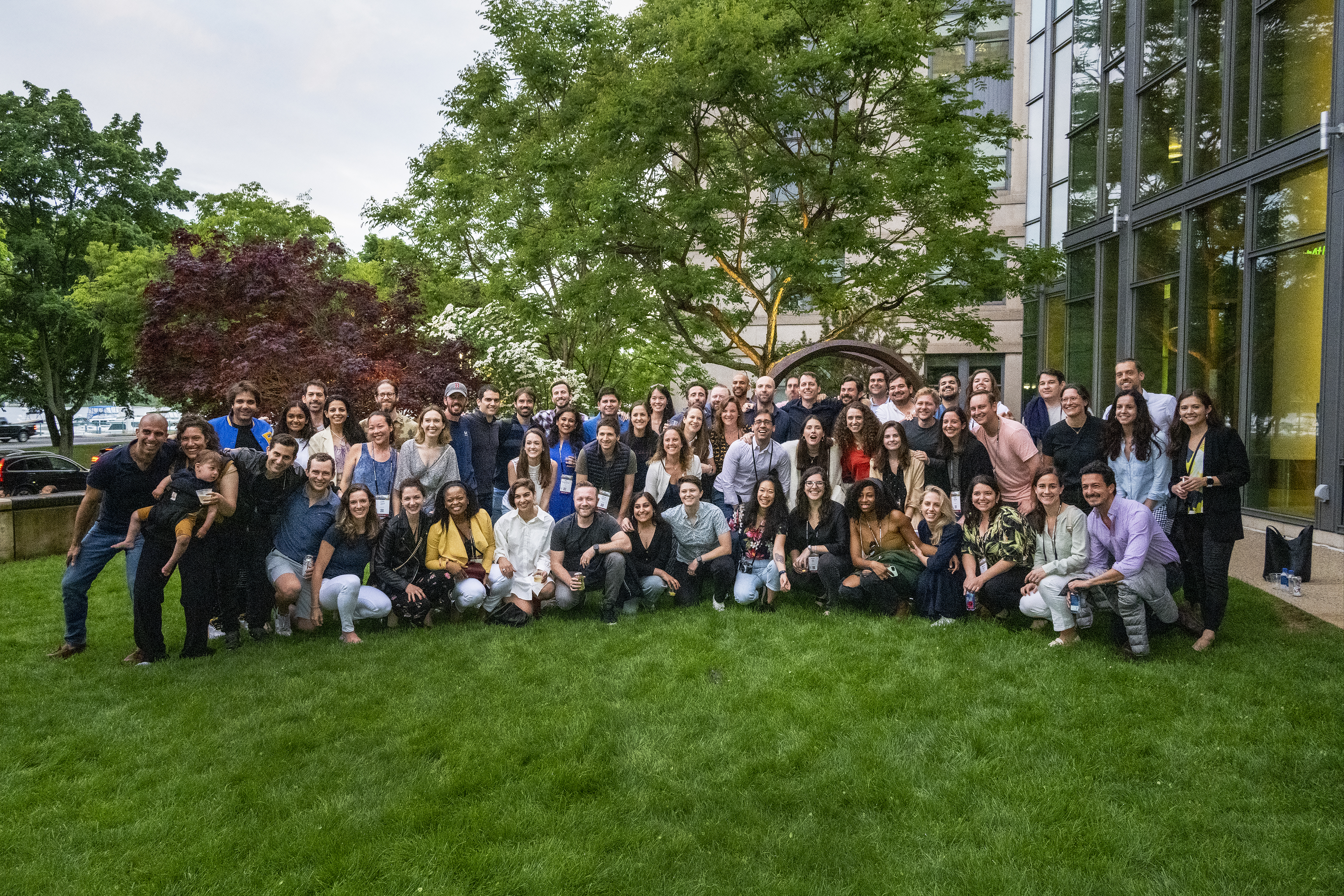 Class photo outside E62