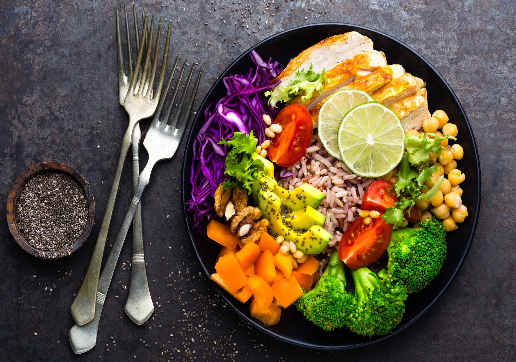 Healthy food bowl