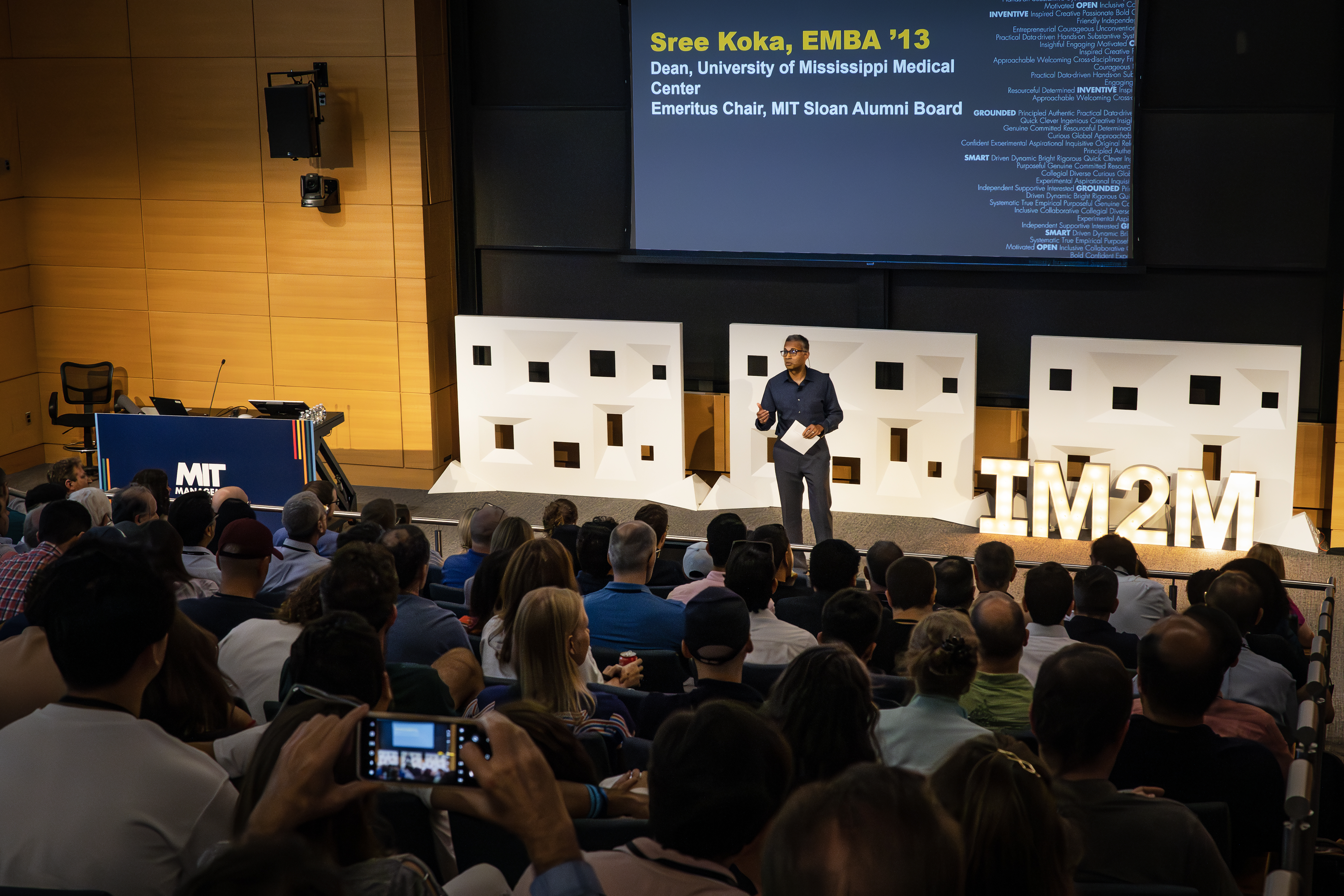 Sree Koka, EMBA ’13, at MIT Sloan Reunion