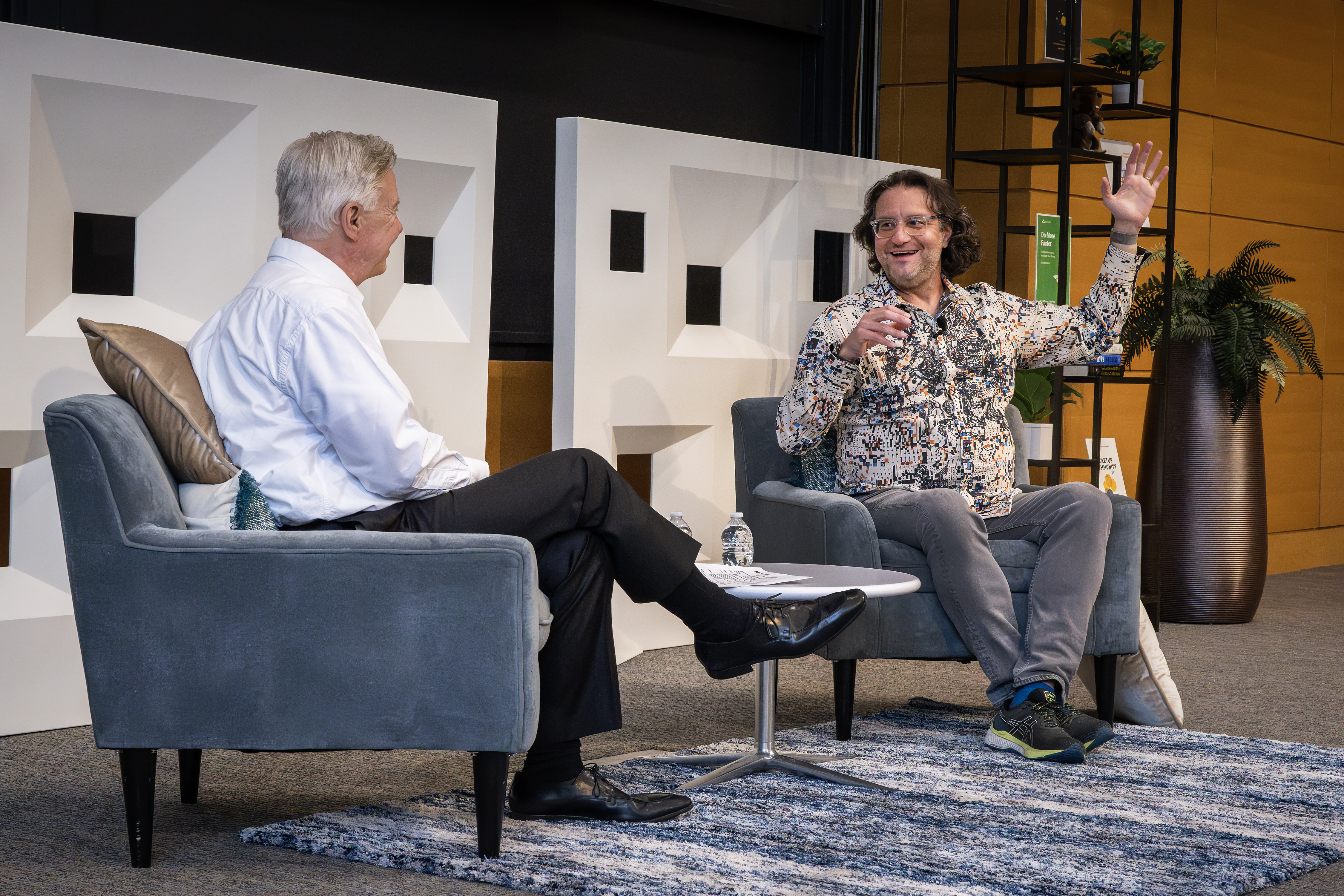 Dean Schmittlein and Brad Feld at MIT Sloan Reunion 2023.