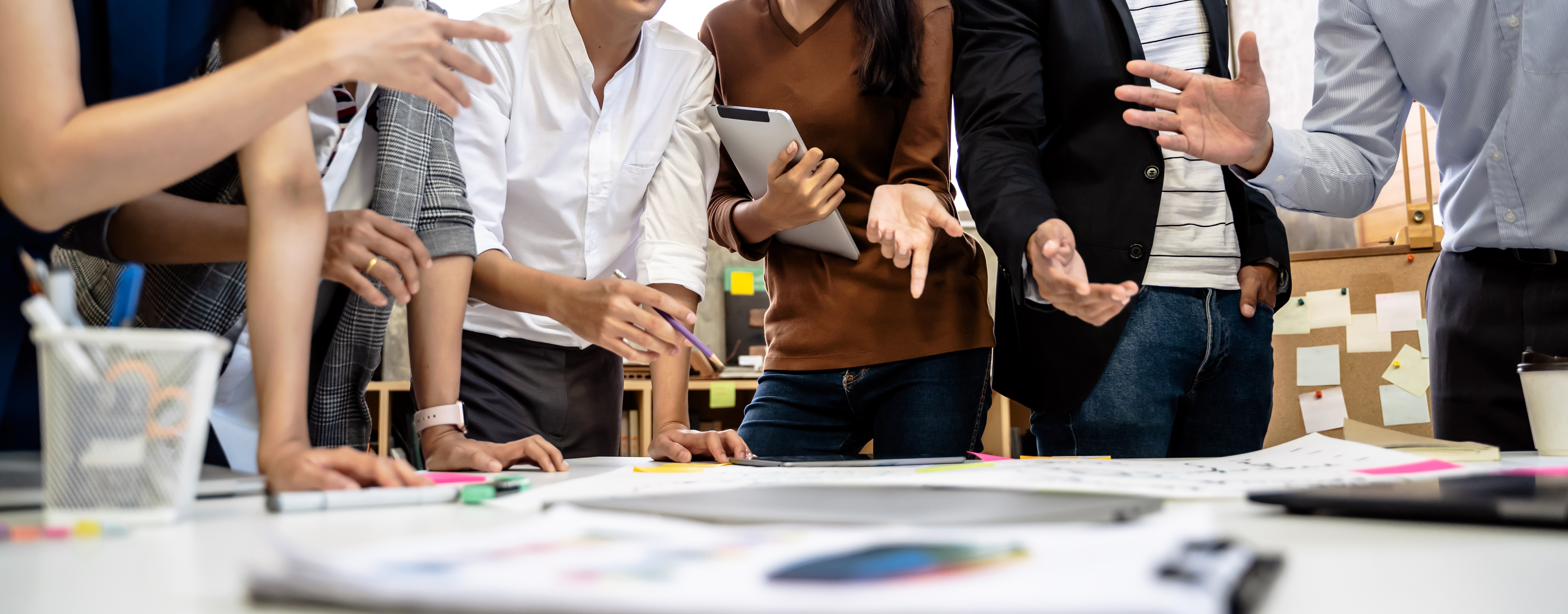 Group of people working