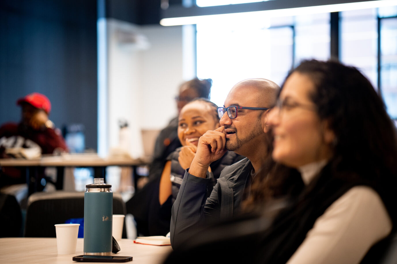 Students looking interested in a classroom setting