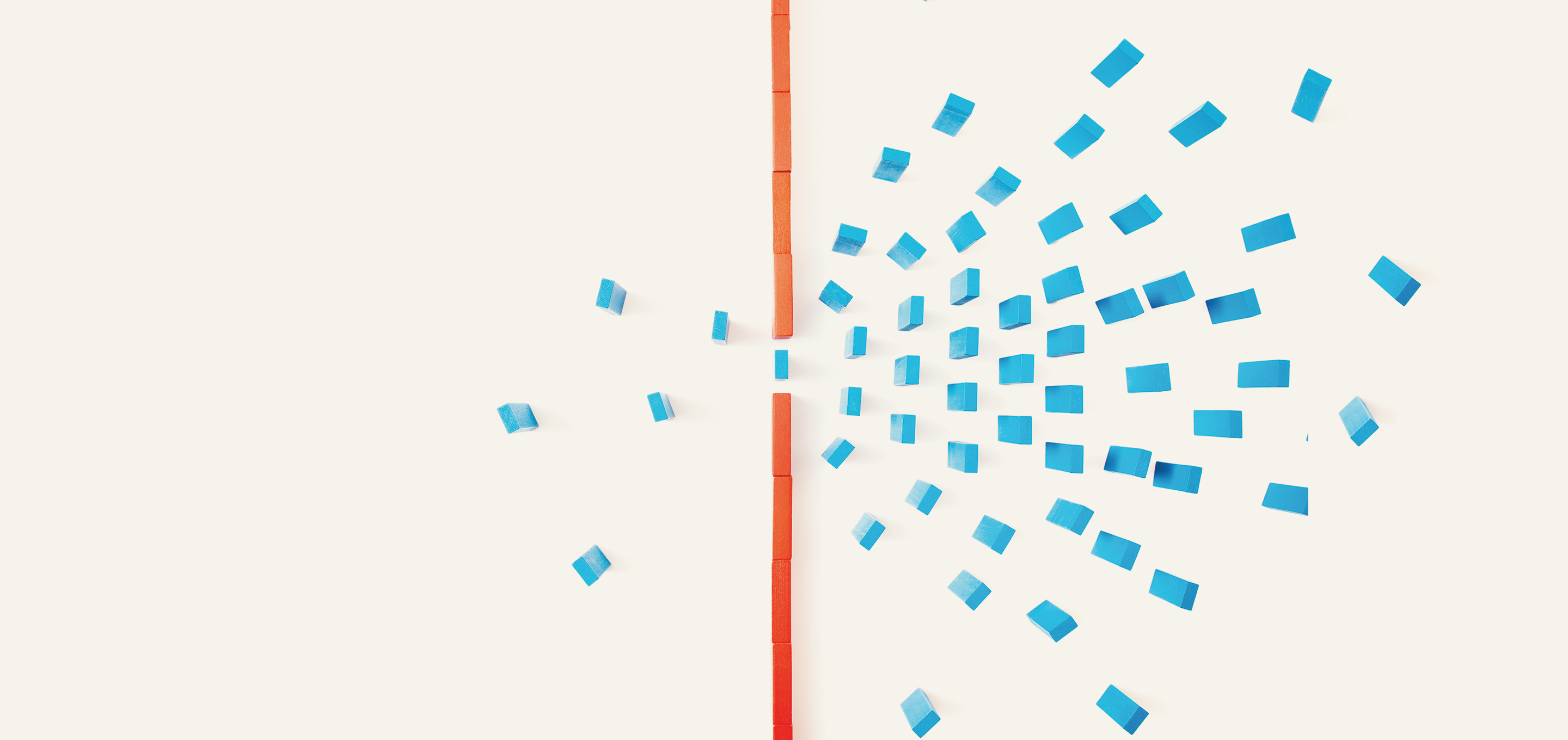 A bottleneck occurs with boxes