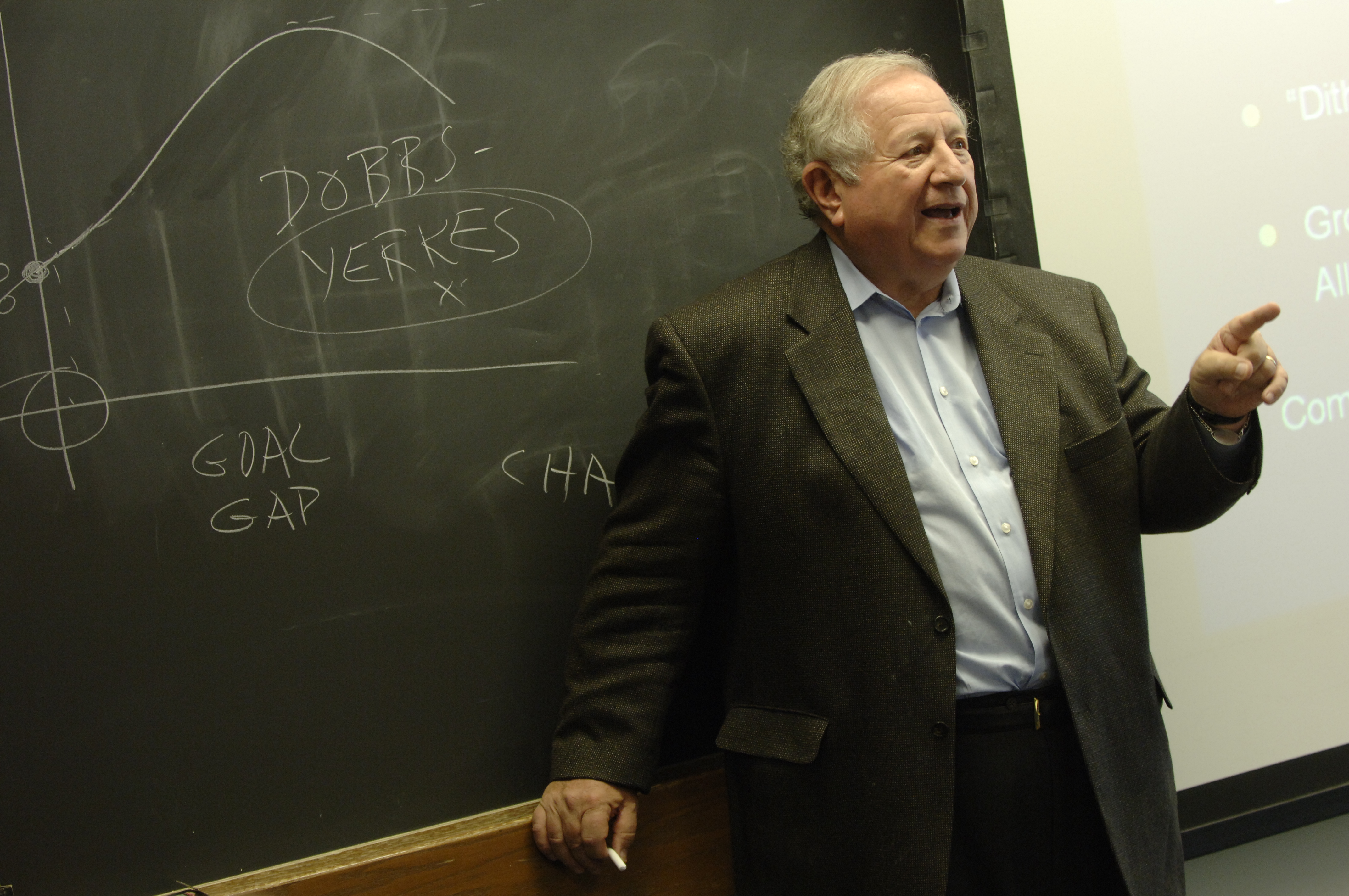 Professor Edward Roberts teaches a class