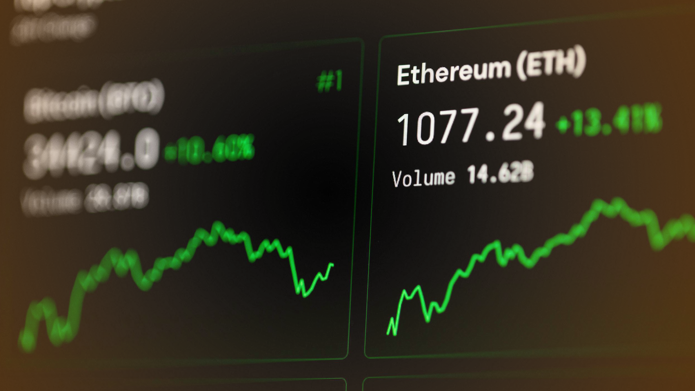Rate information on cryptocurrency Ethereum for DeFi intermediation