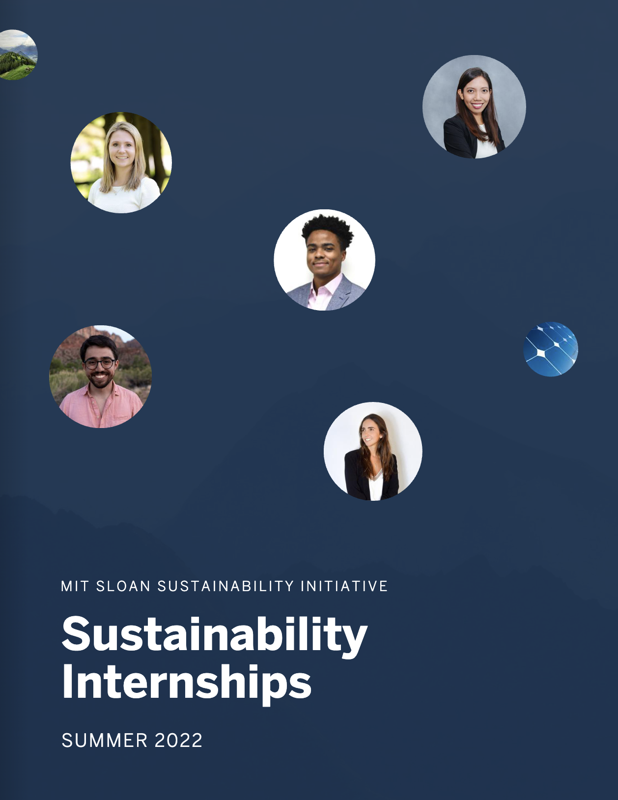 2022 Sustainability Intern Roundup Report Cover