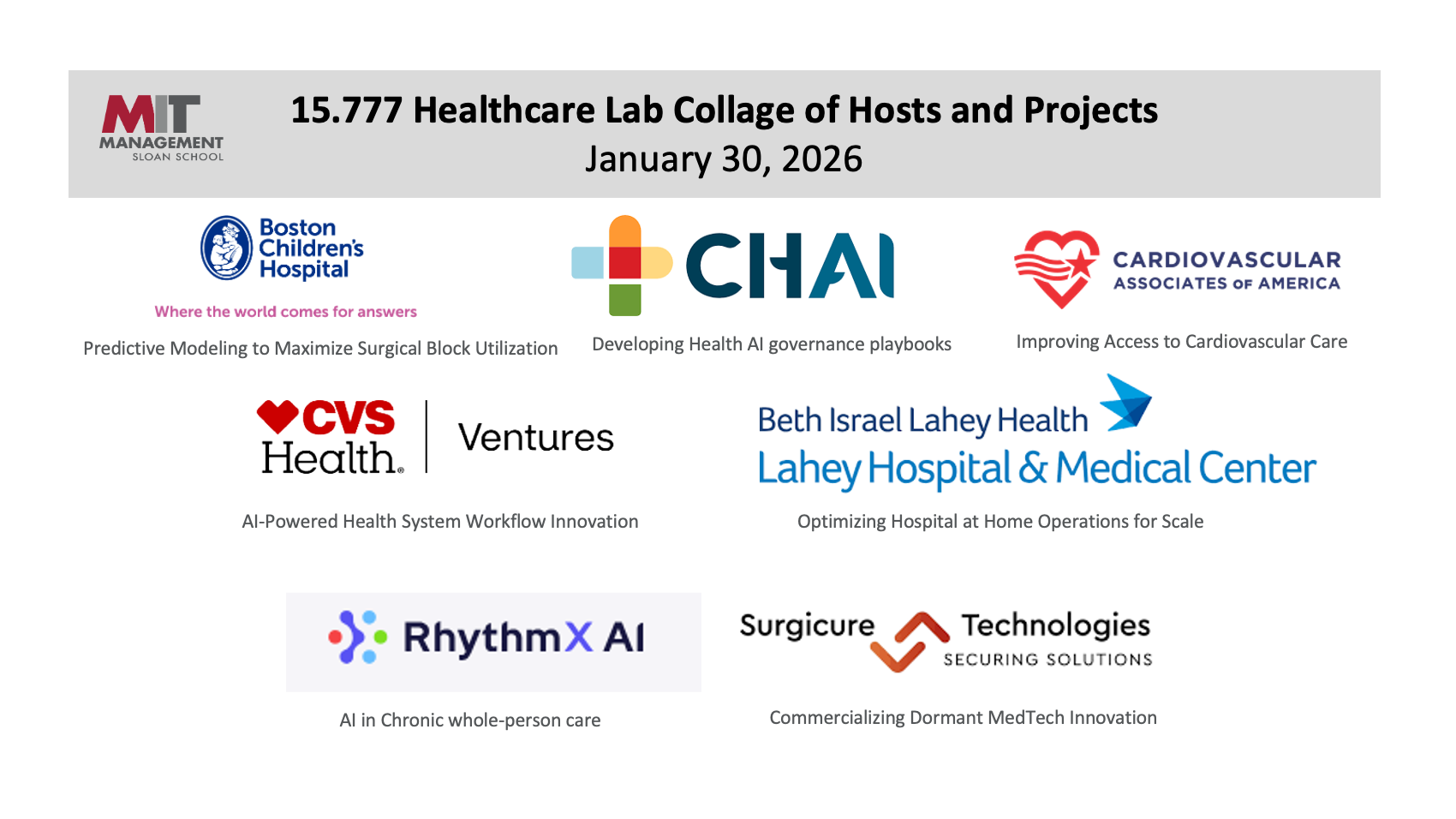 2026 Collage of HLab Hosts and Projects