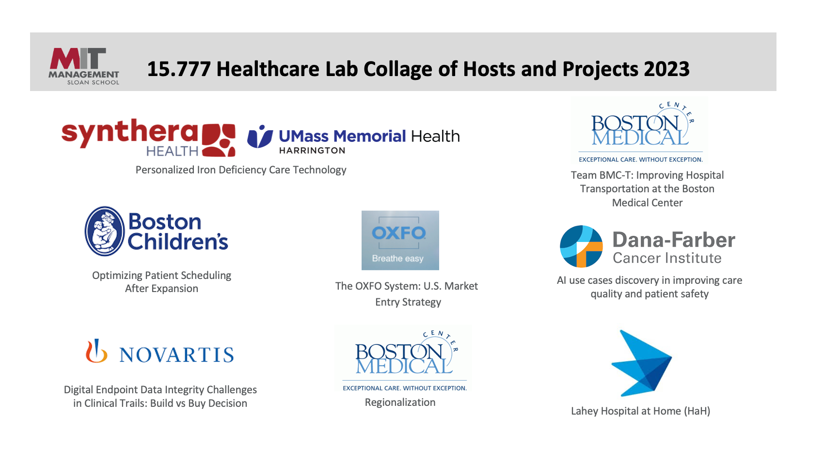Collage of Hlab 2023 host organization logos