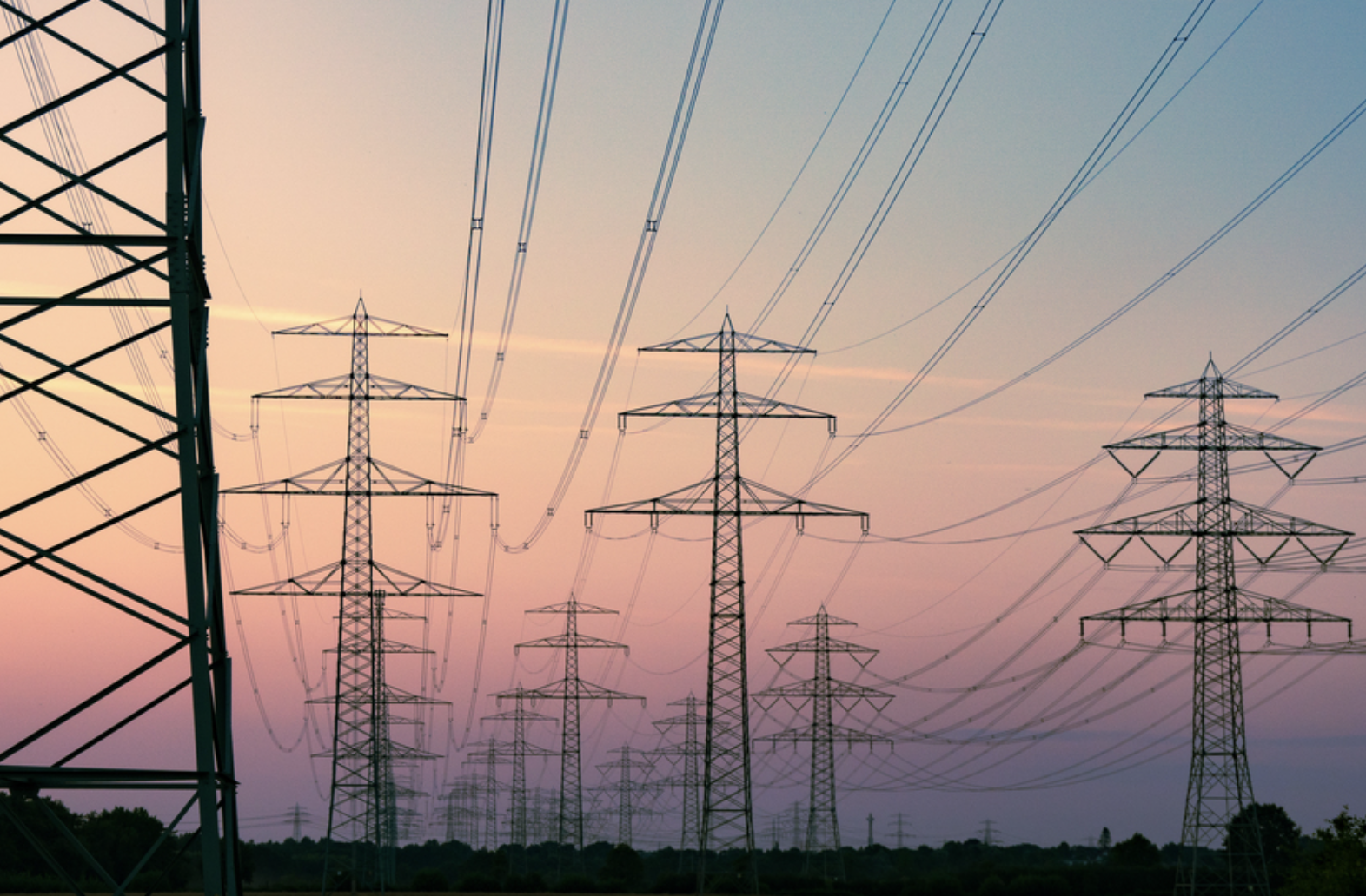 Electric wire towers