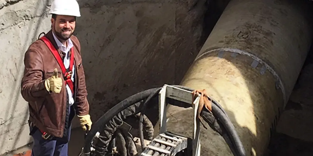 Zilper Trenchless co-founder Roberto Zillante, brother of co-founder Daniel Zillante, MBA '19 &nbsp;