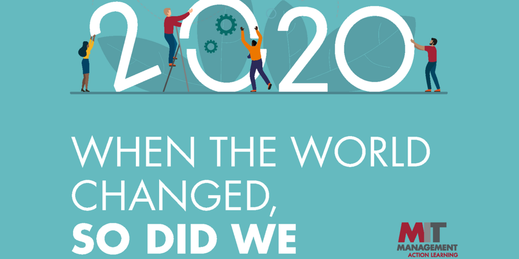 Graphic that says 2020: When the World Changed, So Did We
