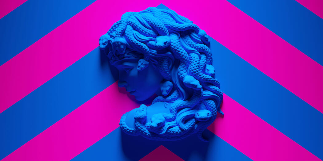 Medusa mointed bust