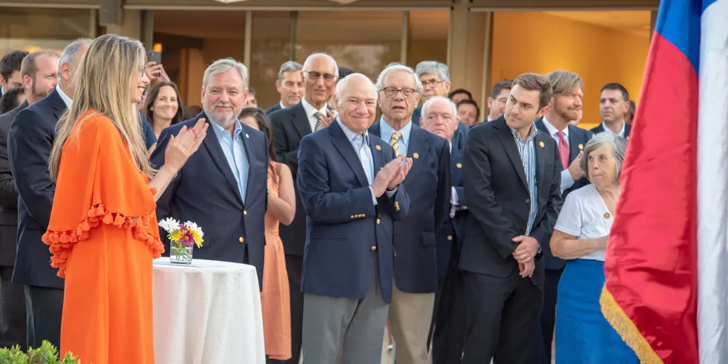 Guests attending the MSLAO 10-year anniversary event in Santiago