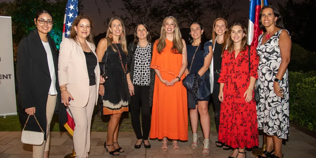 Guests attend the MSLAO 10-year anniversary event in Santiago