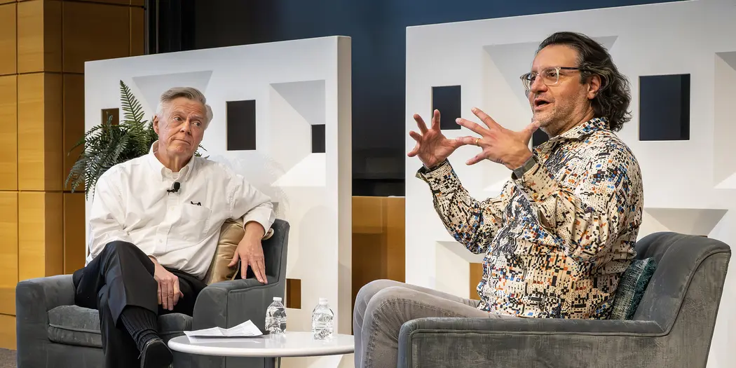 Dean Schmittlein and Brad Feld participate in fireside chat