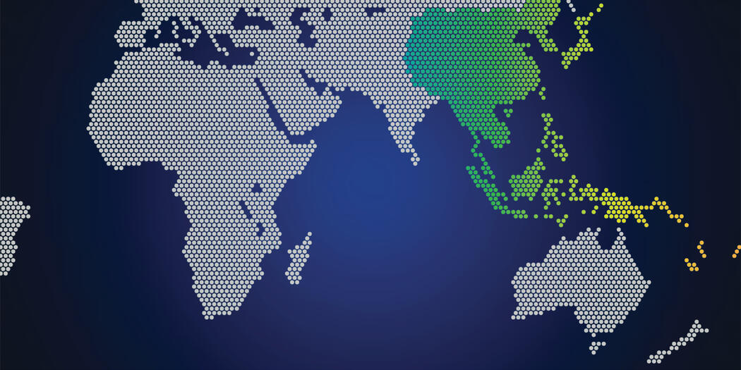 Asian Executive Board Map