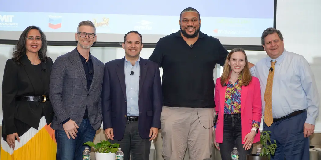 Five of the speakers at Legatum Center conference's open plenary session.