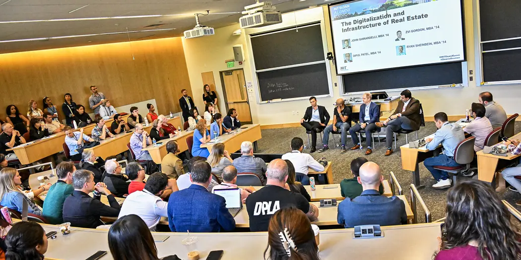 “The Digitalization and Infrastructure of Real Estate” filled the room at MIT Sloan Reunion 2024.