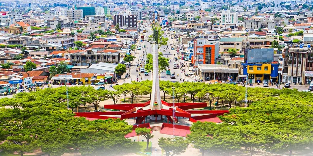 Aerial Photograph of Benin / Tech Hub