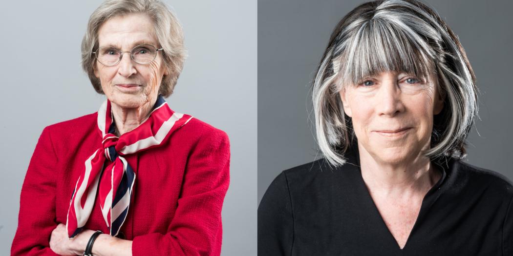 Headshots of MIT Sloan Professors Lotte Bailyn (left) and Susan S. Silbey (right)