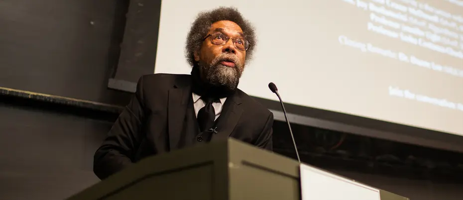 Cornell West speaking at MIT