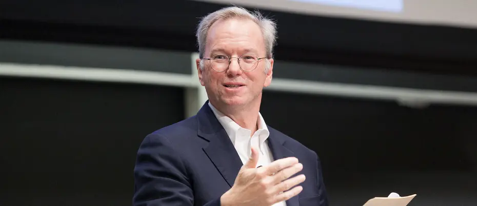Eric Schmidt speaking at MIT