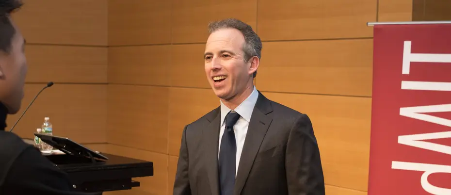 Frederic Kerrest speaking at MIT