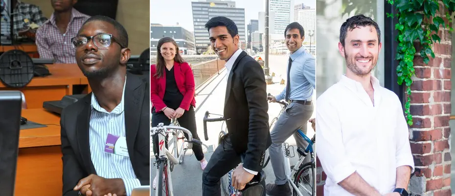 MIT Sloan Alumni: Tunde Alawode; Kit Hickey, Gihan Amarasiriwardena, Aman Advani; and Elliot Cohen 