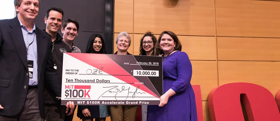 Oze startup takes top prize at MIT 100K Accelerate