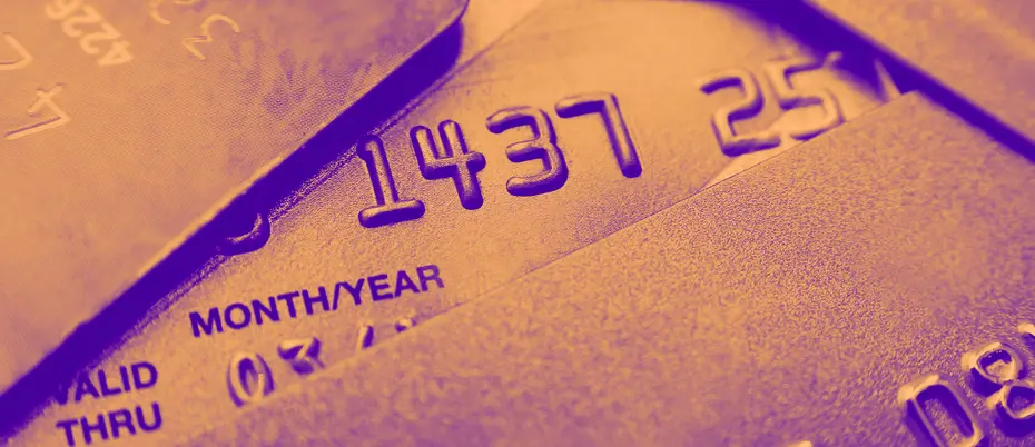 Pile of different credit cards